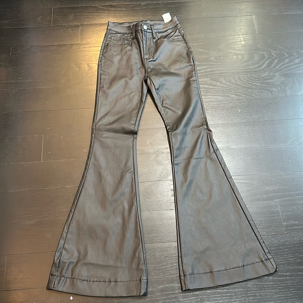 Black pleather pants